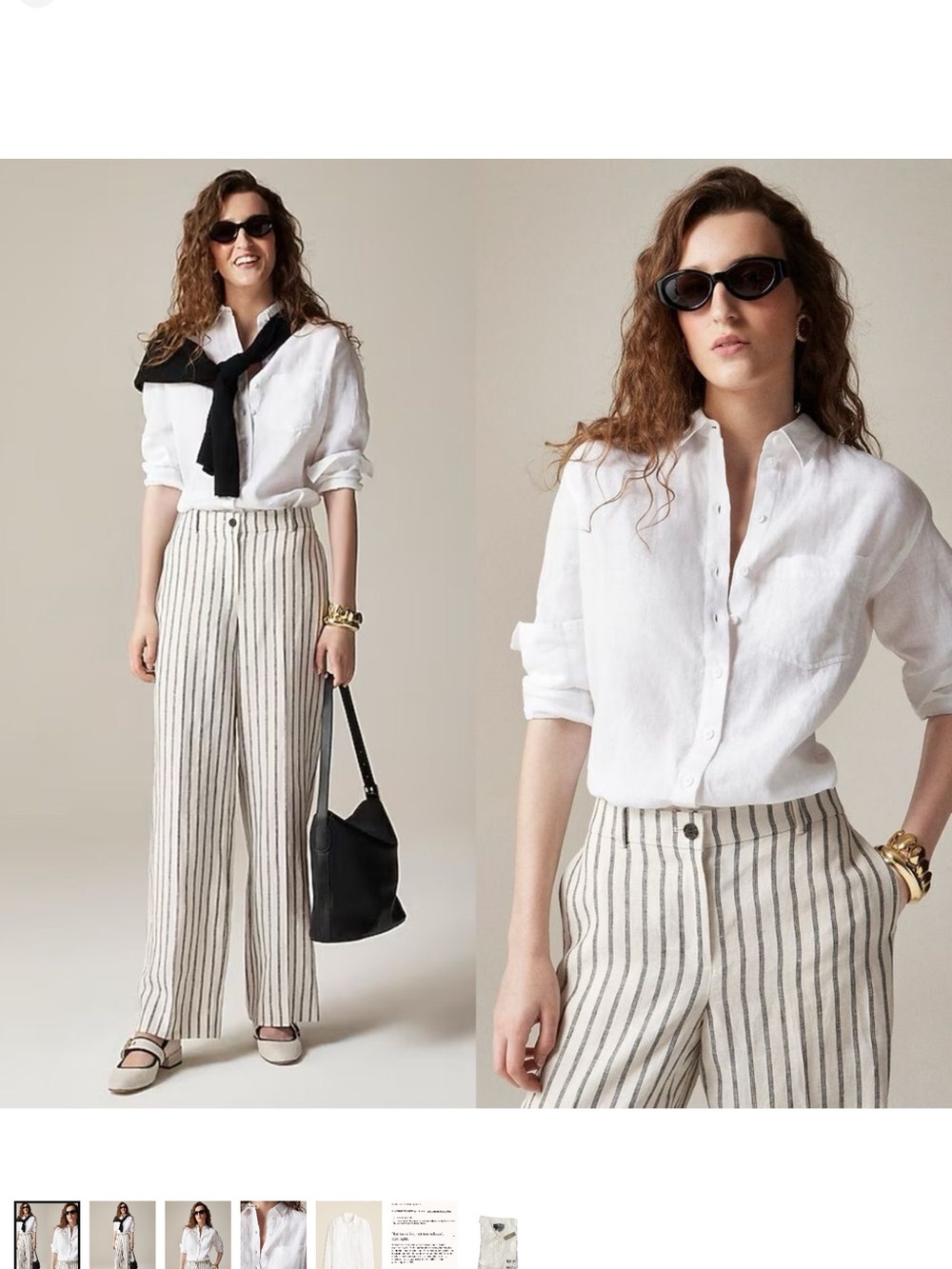 J Crew/Baird McNutt Irish Linen Garçon Classic Shirt